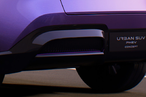Exhaust Pipe of Nissan Urban SUV PHEV