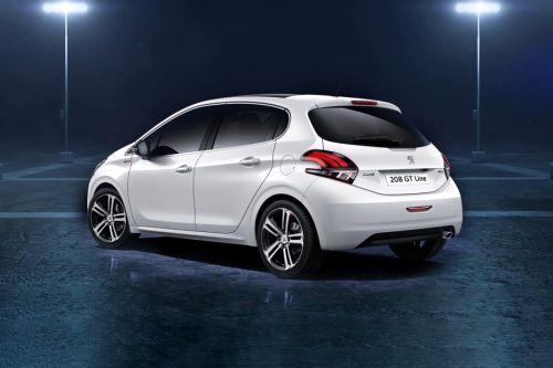Rear Cross Side View of Peugeot 208 GT-Line