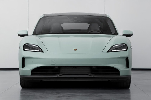 Full Front View of Taycan
