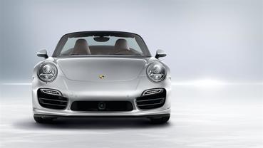 Full Front View of 911 Turbo Cabriolet