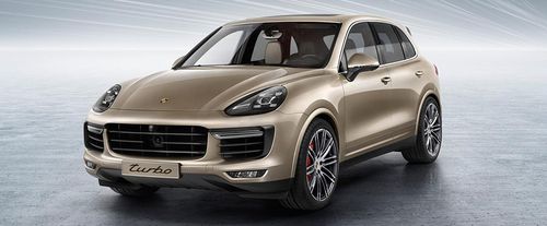 Porsche Cayenne Turbo Front Angle High View