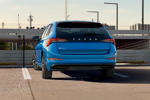 Full Rear View of Skoda Scala