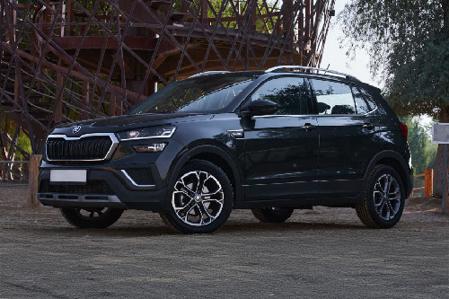 Kushaq Front angle low view