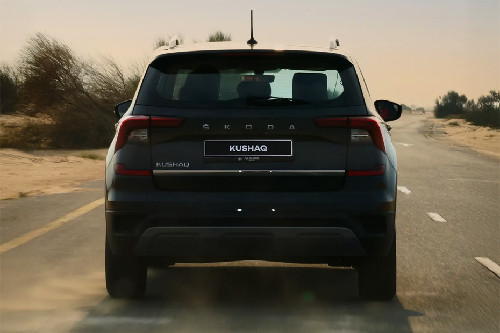 Full Rear View of Skoda Kushaq