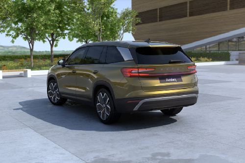 Rear Cross Side View of Skoda Kodiaq	