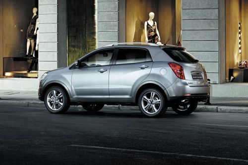Rear Cross View of Ssangyong Korando
