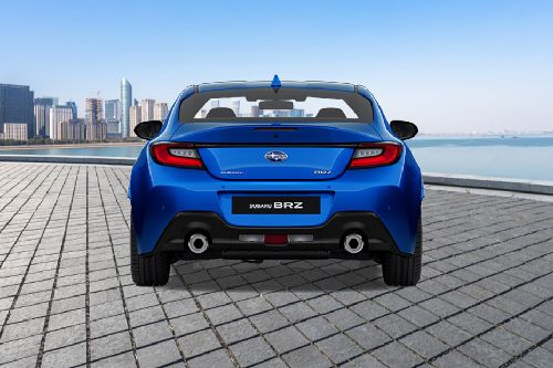 Full Rear View of Subaru BRZ