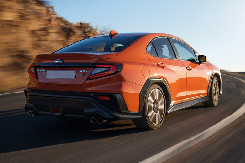 WRX Rear angle view