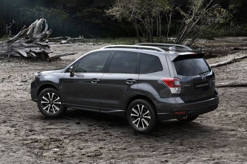 Rear Cross Side View of Subaru Forester (2012-2021)