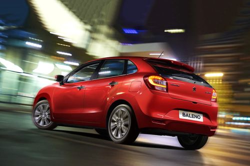 Rear Cross Side View of Suzuki Baleno (2022-2022)