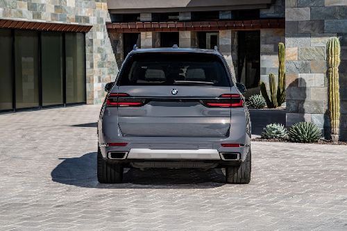 Full Rear View of BMW X7