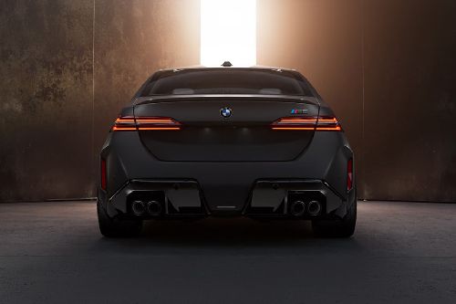 Full Rear View of BMW M5