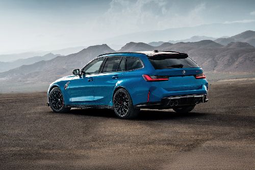 Rear Cross Side View of BMW M3 Touring