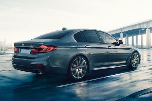 5 Series Sedan Rear angle view