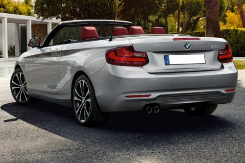 Rear Cross Side View of BMW 2 Series Convertible