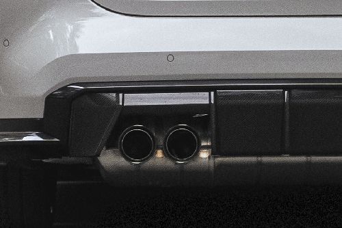 Exhaust Pipe of BMW M4 Competition Coupe