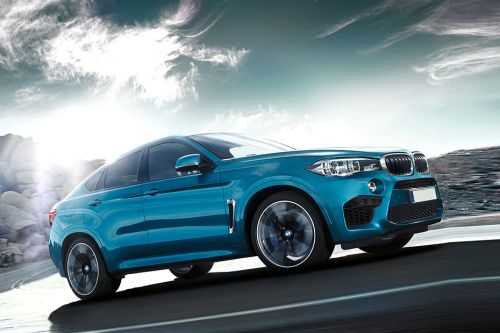 BMW X6 M Front Cross Side View