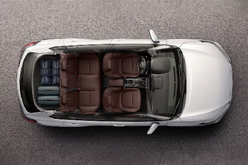 Top View of Corolla Cross Hybrid
