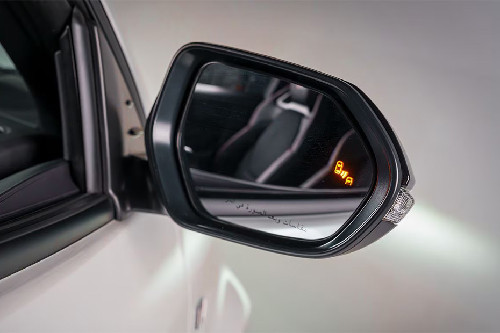 Toyota GR Yaris Drivers Side Mirror Rear Angle