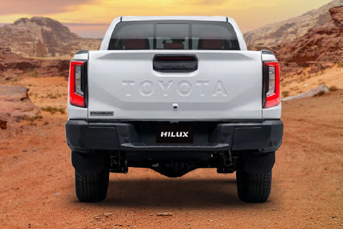 Full Rear View of Toyota Hilux