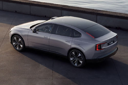 Rear Cross Side View of Volvo ES90