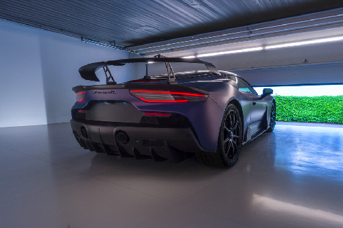 GT2 Stradale Rear angle view