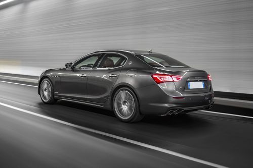 Rear Cross Side View of Maserati Ghibli (2014-2022)