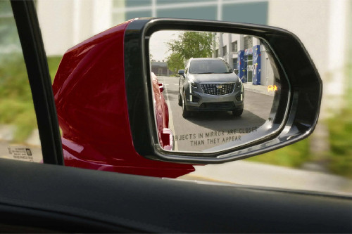 Cadillac XT6 Drivers Side Mirror Rear Angle