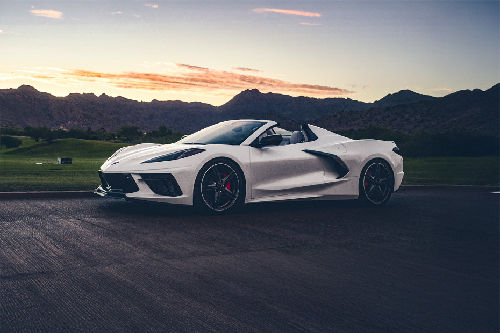 Chevrolet Corvette Stingray Front Side View