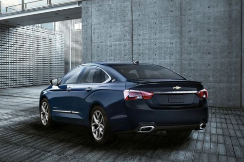 Rear Cross Side View of Chevrolet Impala
