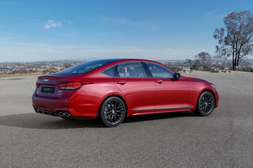 G80 SPORT Rear angle view