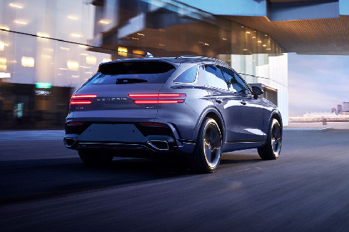 GV70 Rear angle view