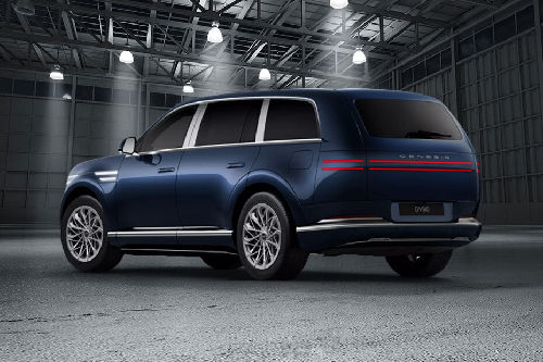 Rear Cross Side View of Genesis GV90