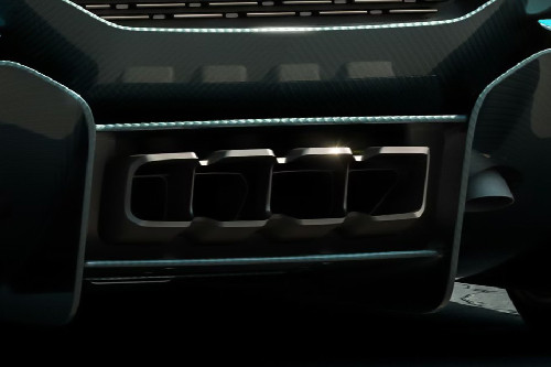 Exhaust Pipe of Bugatti Divo