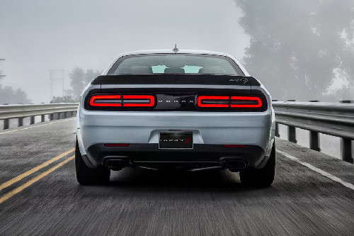 Full Rear View of Dodge Challenger