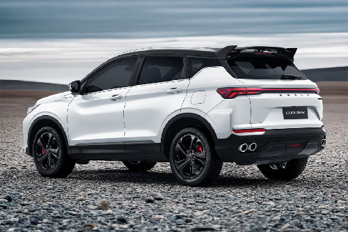 Rear Cross Side View of Geely Coolray