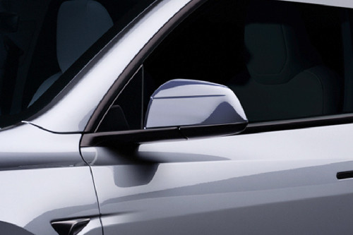 Tesla Model Y Drivers Side Mirror Front Angle