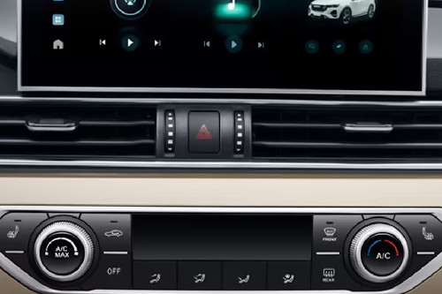 Front AC Controls of Jetour X70 FL