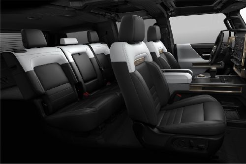 GMC HUMMER EV Front And Rear Seats Together