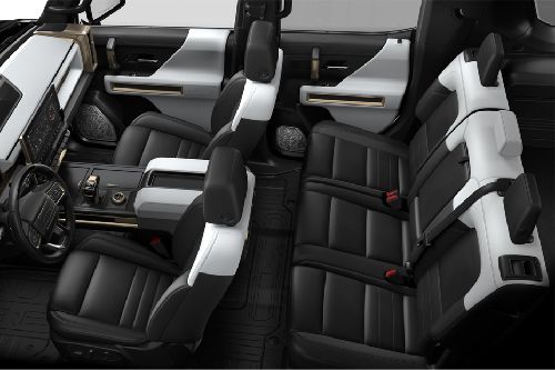 GMC Hummer EV Pickup Front And Rear Seats Together