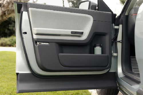 Rivian R3 Inside Of Drivers Side Open Door