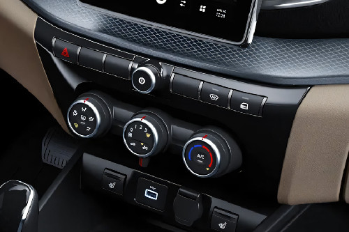 Front AC Controls of Lada Vesta SW