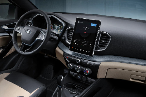 Dashboard View of Vesta Sedan