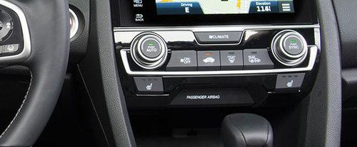 Side AC Controls of Honda Civic (2012-2021)