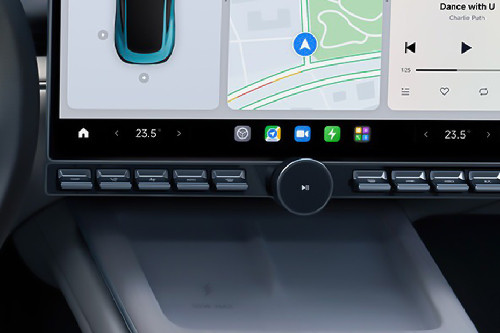 Front AC Controls of Xiaomi SU7