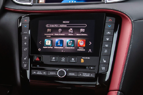 Front AC Controls of Infiniti QX50