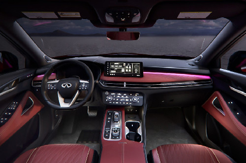 Dashboard View of QX65