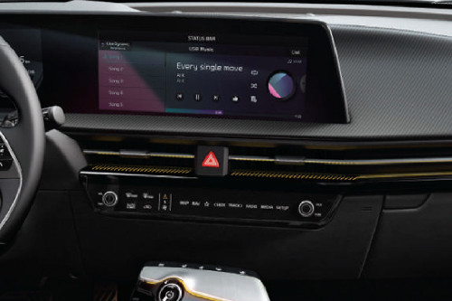 Front AC Controls of KIA EV6