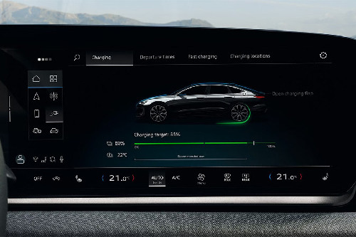 A6 E-tron touch screen