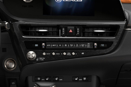 Front AC Controls of Lexus ES